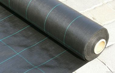 الصين البولي بروبلين المنسوجة غطاء بلاستيكي الأرض ، 4.2x100m 100gsm الأسود حديقة نسيج مصنع