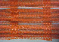 الصناعية المحمولة برتقالي البلاستيك شبكة الحاجز سياج شبكية للحفريات مفتوحة