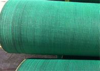Green / Black Scaffolding Construction Safety Net With Poly Ethylene 95% Shade Rate